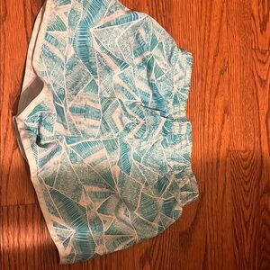 champion blue patterned shorts